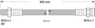 BRAKE FLEXIBLE HOSE EACH