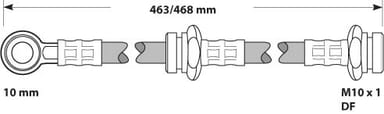 BRAKE FLEXIBLE HOSE EACH