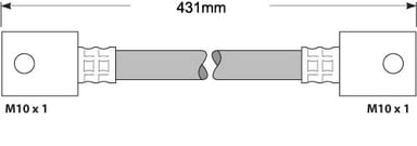 BRAKE FLEXIBLE HOSE EACH