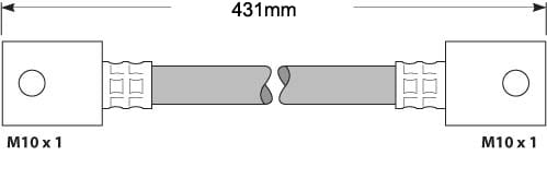 BRAKE FLEXIBLE HOSE EACH