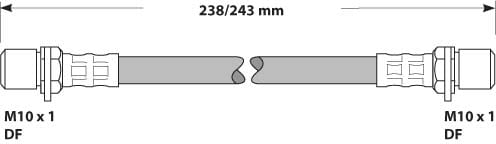 BRAKE FLEXIBLE HOSE EACH