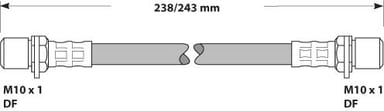 BRAKE FLEXIBLE HOSE EACH