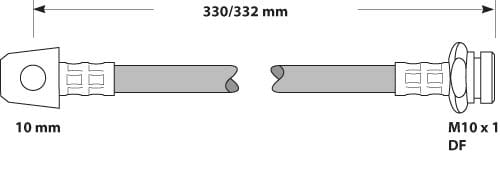 BRAKE FLEXIBLE HOSE EACH