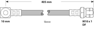 BRAKE FLEXIBLE HOSE EACH