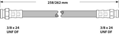 BRAKE FLEXIBLE HOSE EACH
