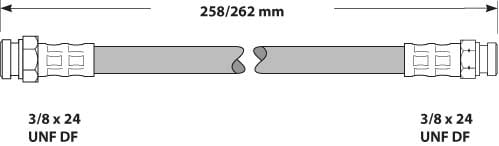 BRAKE FLEXIBLE HOSE EACH