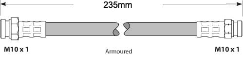 BRAKE FLEXIBLE HOSE EACH