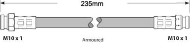 BRAKE FLEXIBLE HOSE EACH
