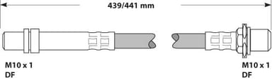BRAKE FLEXIBLE HOSE EACH