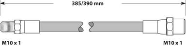 BRAKE FLEXIBLE HOSE EACH