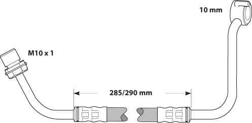 BRAKE FLEXIBLE HOSE EACH