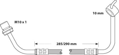 BRAKE FLEXIBLE HOSE EACH