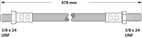 BRAKE FLEXIBLE HOSE EACH
