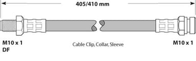BRAKE FLEXIBLE HOSE EACH