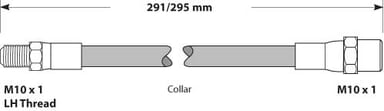 BRAKE FLEXIBLE HOSE EACH