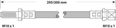 BRAKE FLEXIBLE HOSE EACH