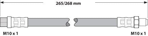 BRAKE FLEXIBLE HOSE EACH