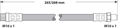 BRAKE FLEXIBLE HOSE EACH