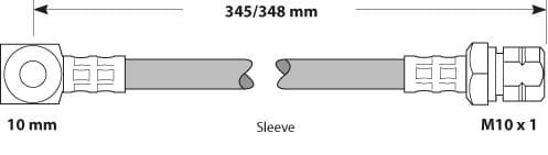 BRAKE FLEXIBLE HOSE EACH