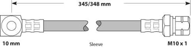 BRAKE FLEXIBLE HOSE EACH