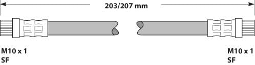 BRAKE FLEXIBLE HOSE EACH