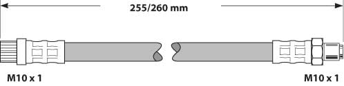 BRAKE FLEXIBLE HOSE EACH