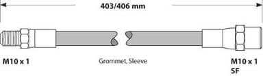 BRAKE FLEXIBLE HOSE EACH