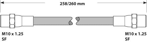 BRAKE FLEXIBLE HOSE EACH