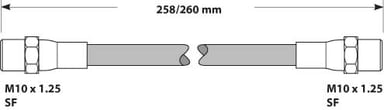 BRAKE FLEXIBLE HOSE EACH