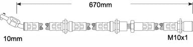 BRAKE FLEXIBLE HOSE EACH