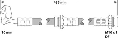 BRAKE FLEXIBLE HOSE EACH