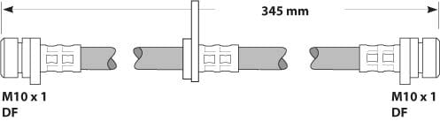 BRAKE FLEXIBLE HOSE EACH