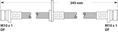 BRAKE FLEXIBLE HOSE EACH