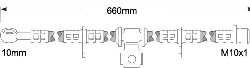 BRAKE FLEXIBLE HOSE EACH