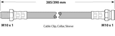 BRAKE FLEXIBLE HOSE EACH