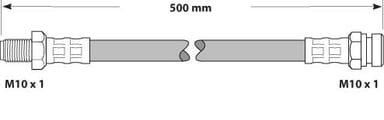 BRAKE FLEXIBLE HOSE EACH