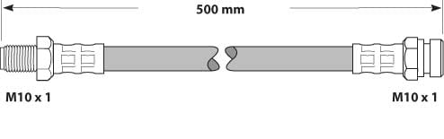 BRAKE FLEXIBLE HOSE EACH