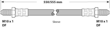 BRAKE FLEXIBLE HOSE EACH