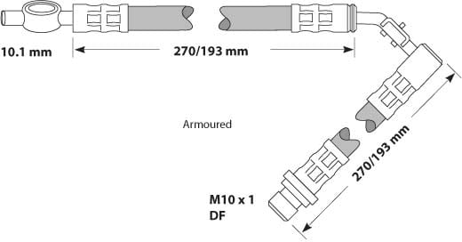 BRAKE FLEXIBLE HOSE EACH