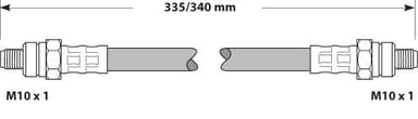 BRAKE FLEXIBLE HOSE EACH