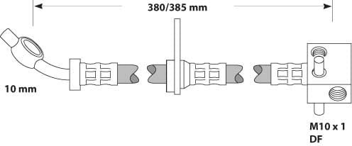BRAKE FLEXIBLE HOSE EACH