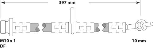 BRAKE FLEXIBLE HOSE EACH