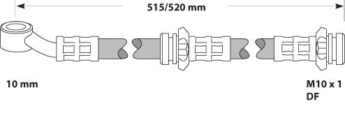 BRAKE FLEXIBLE HOSE EACH