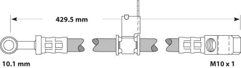 BRAKE FLEXIBLE HOSE EACH