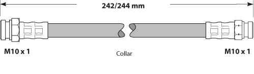 BRAKE FLEXIBLE HOSE EACH
