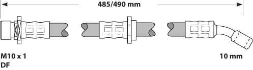 BRAKE FLEXIBLE HOSE EACH