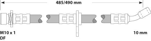 BRAKE FLEXIBLE HOSE EACH