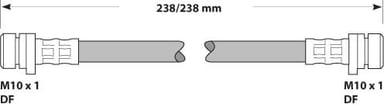 BRAKE FLEXIBLE HOSE EACH