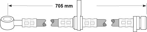 BRAKE FLEXIBLE HOSE EACH