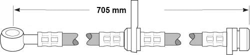BRAKE FLEXIBLE HOSE EACH